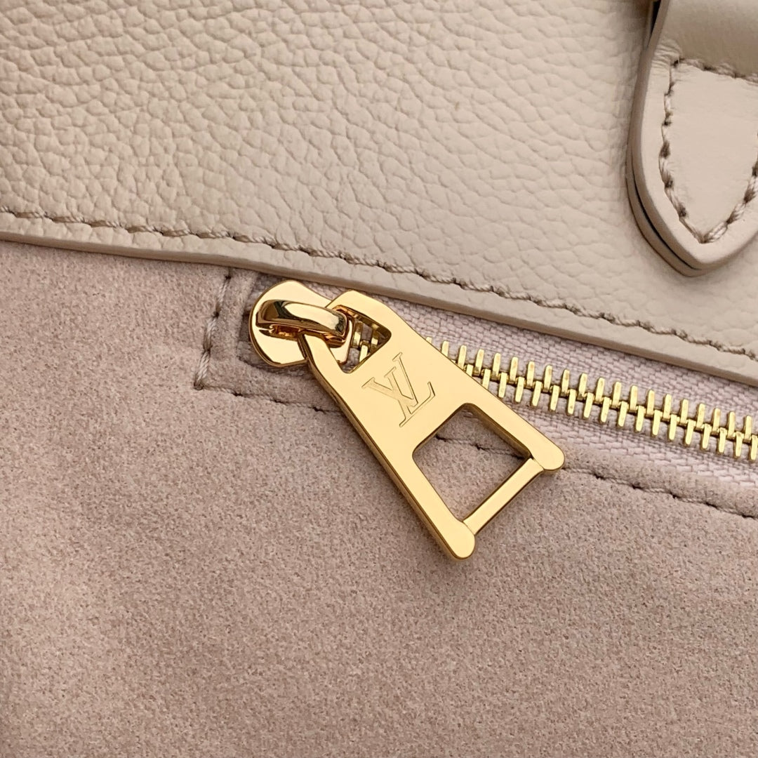 ONTHEGO MM 35 INBLUSH PINK MONOGRAM CALFSKIN