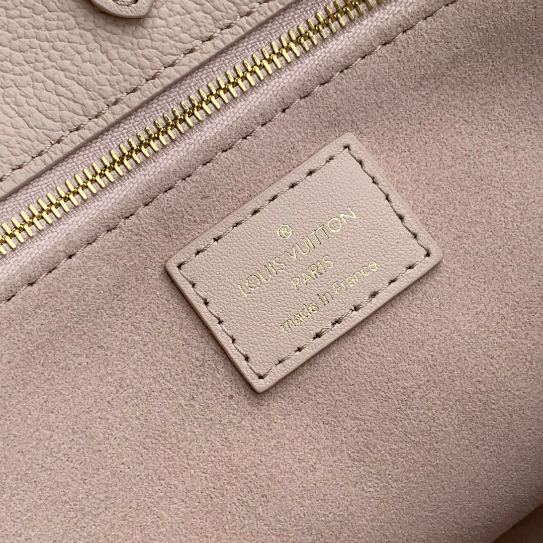 ONTHEGO MM 35 INBLUSH PINK MONOGRAM CALFSKIN
