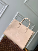 ONTHEGO MM 35 INBLUSH PINK MONOGRAM CALFSKIN