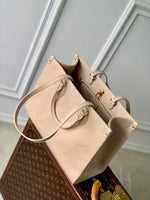 ONTHEGO MM 35 INBLUSH PINK MONOGRAM CALFSKIN