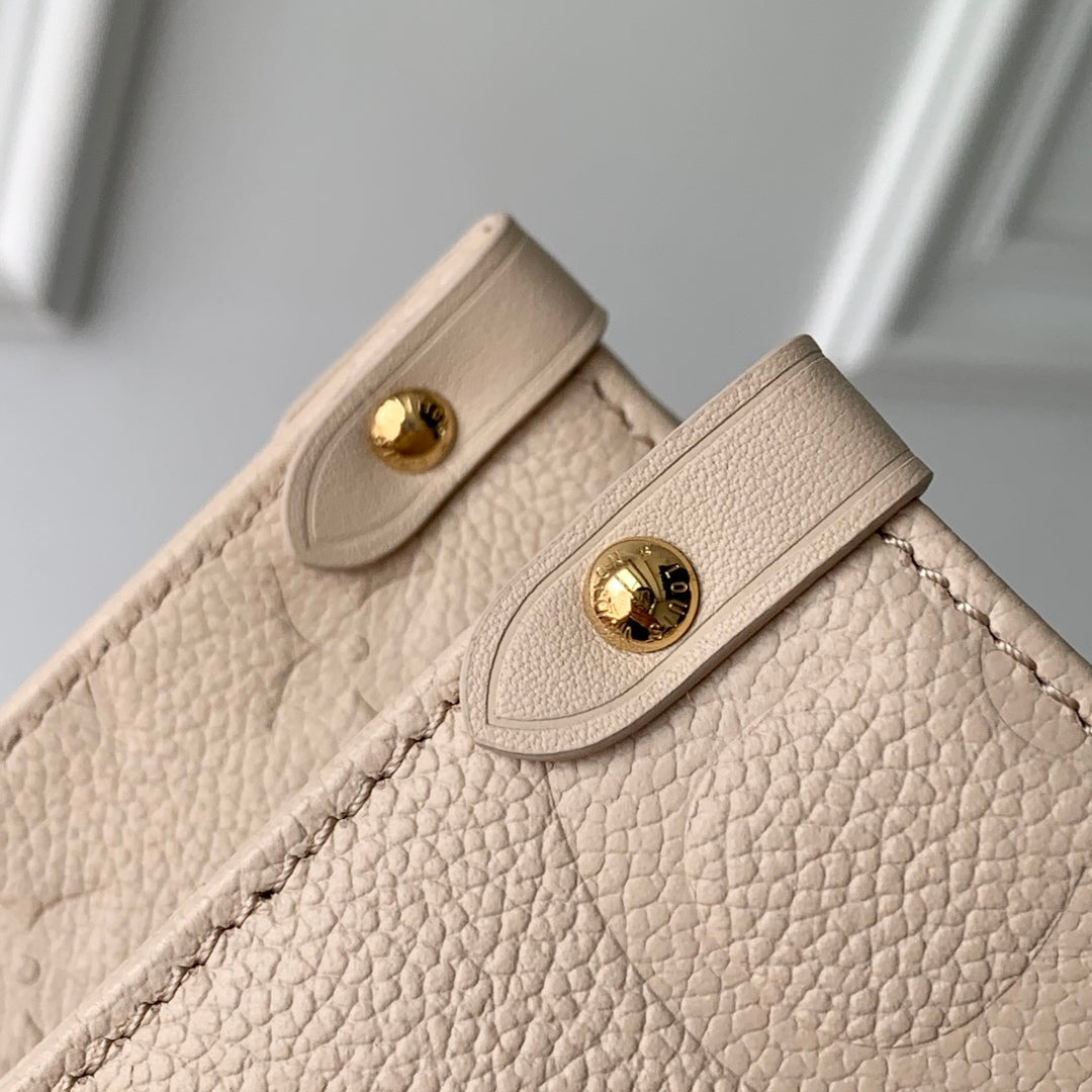 ONTHEGO MM 35 INBLUSH PINK MONOGRAM CALFSKIN