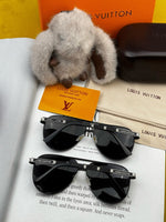 PILOT SUNGLASSES L66 IN BLACK METAL