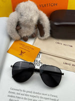 PILOT SUNGLASSES L66 IN BLACK METAL