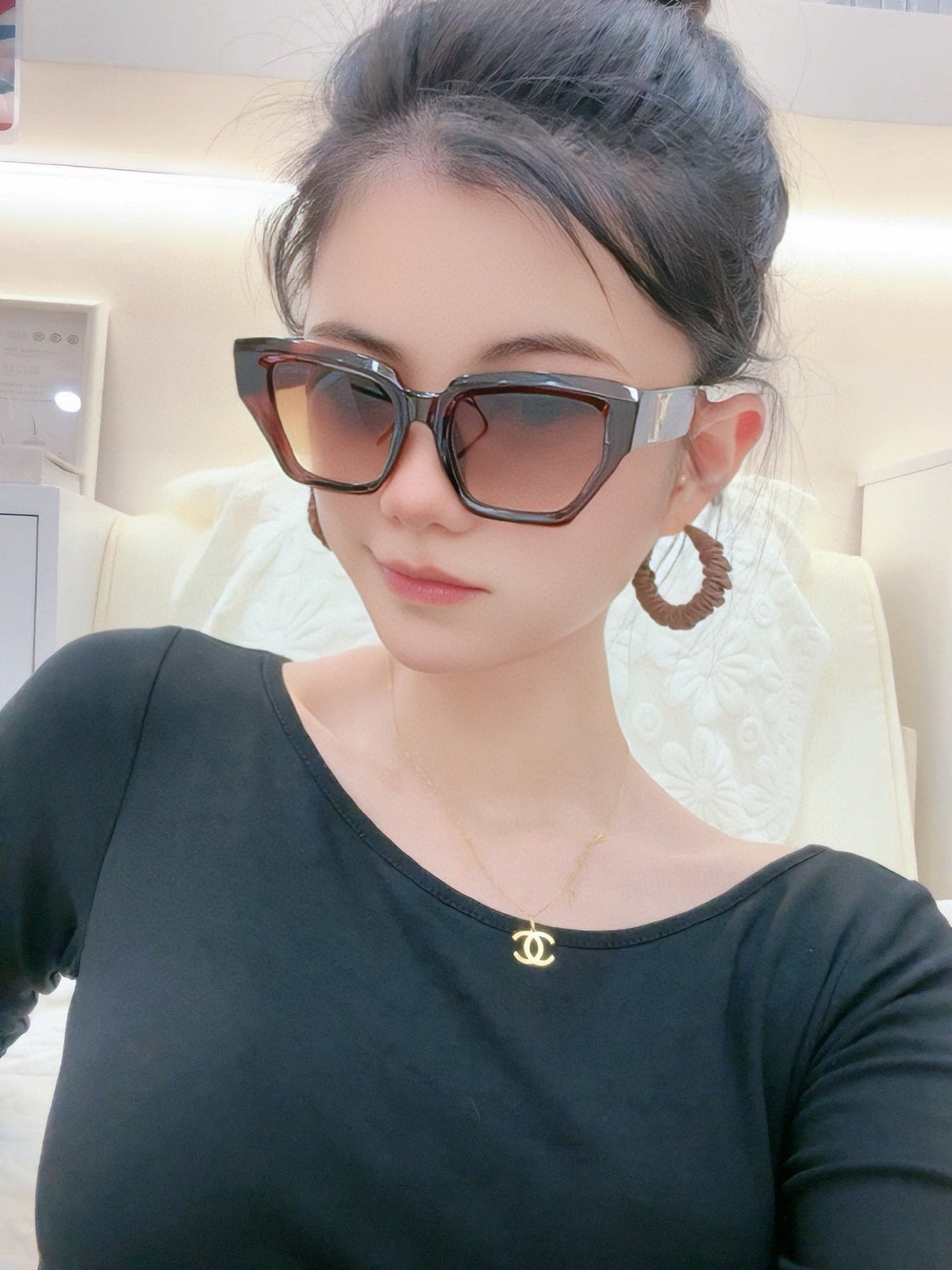 SQUARE SUNGLASS L26900 IN ACETATE