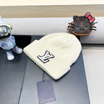 BEANIE HAT IN BEIGE WOOL 435028