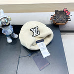 BEANIE HAT IN BEIGE WOOL 435028