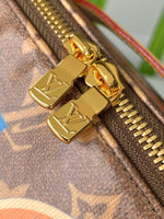 COMPARTMENTS 24 IN BROWN MONOGRAM CANVAS WITH GOLD LOCK