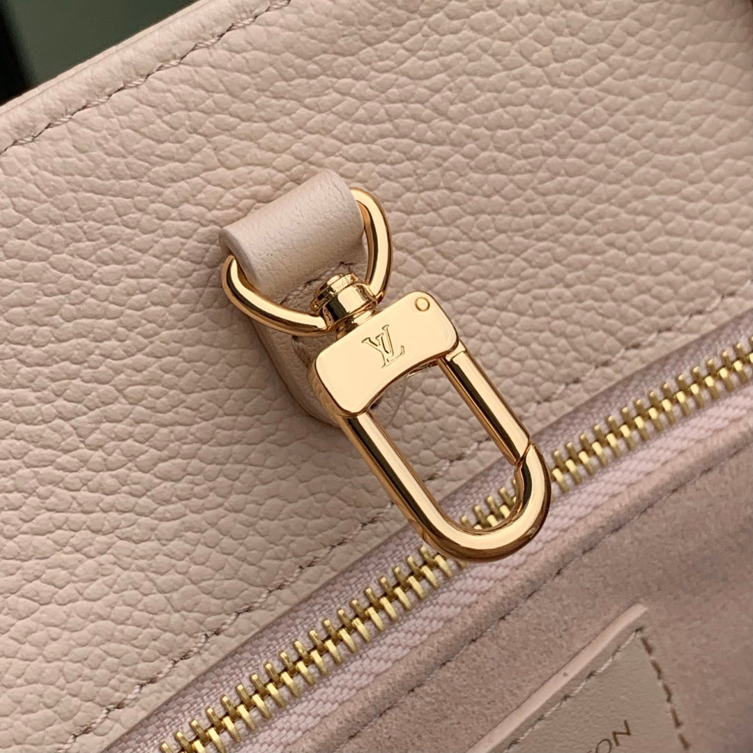 ONTHEGO MM 35 INBLUSH PINK MONOGRAM CALFSKIN