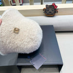 BUCKET HAT IN BEIGE RABBIT FUR 404832