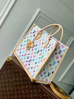 ONTHEGO MM BAG 35 IN MULTICOLOR MONOGRAM CANVAS