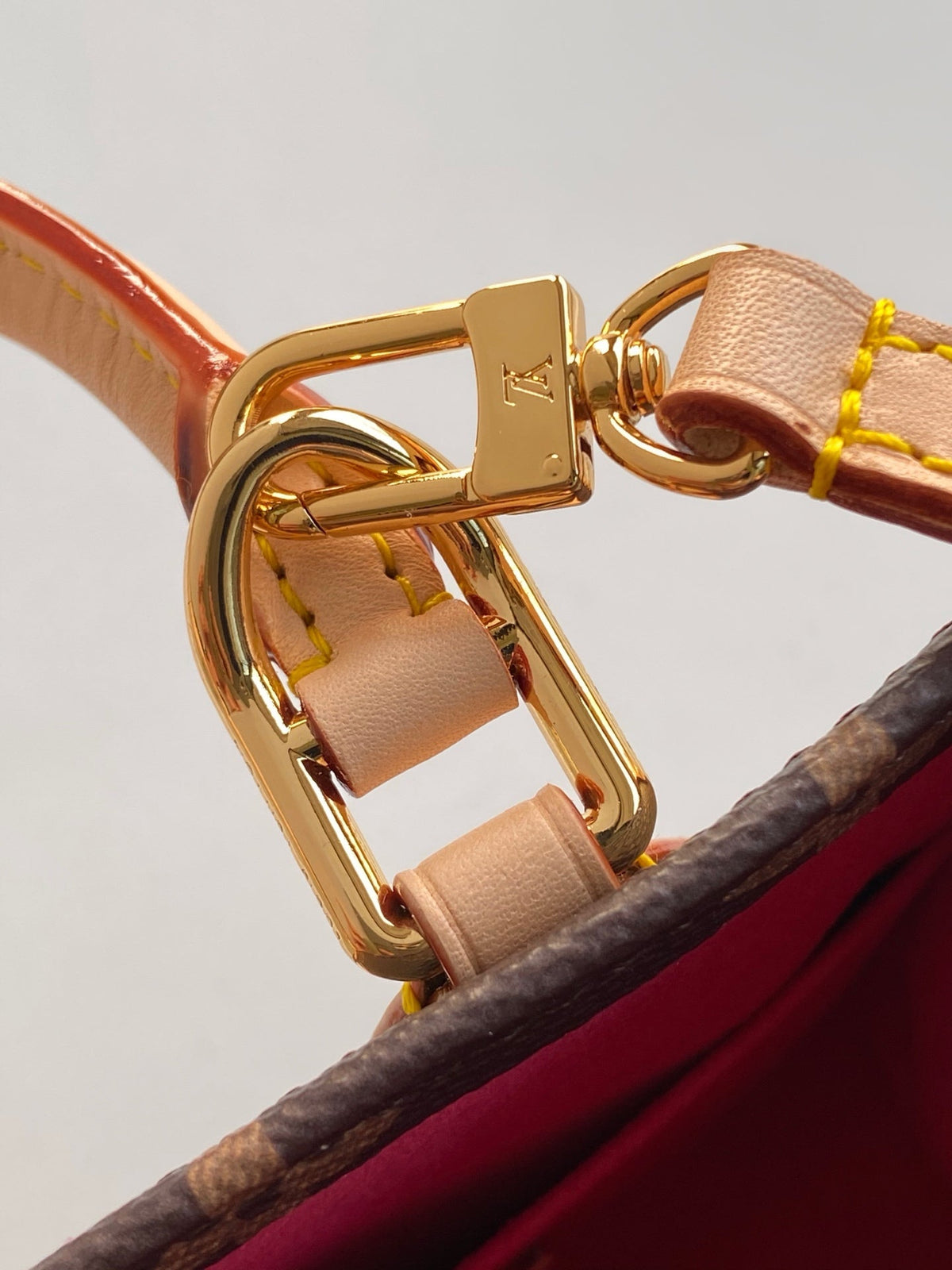 PANDA ONTHEGO BAG 18 IN BROWN MONOGRAM COATED CANVAS