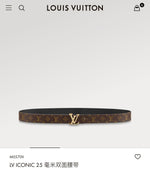 LV ICONIC 25 MM IN BROWN DAMIER CALFSKIN SILVER HARDWARE
