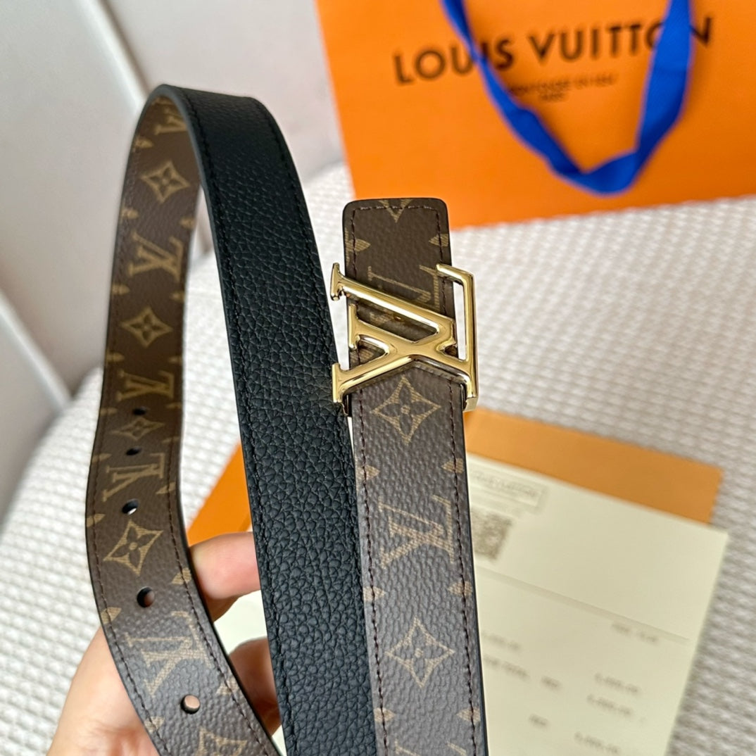 LV ICONIC 25 MM IN BROWN DAMIER CALFSKIN SILVER HARDWARE