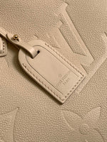 ONTHEGO 35 IN LIGHT BEIGE MONOGRAM CALFSKIN
