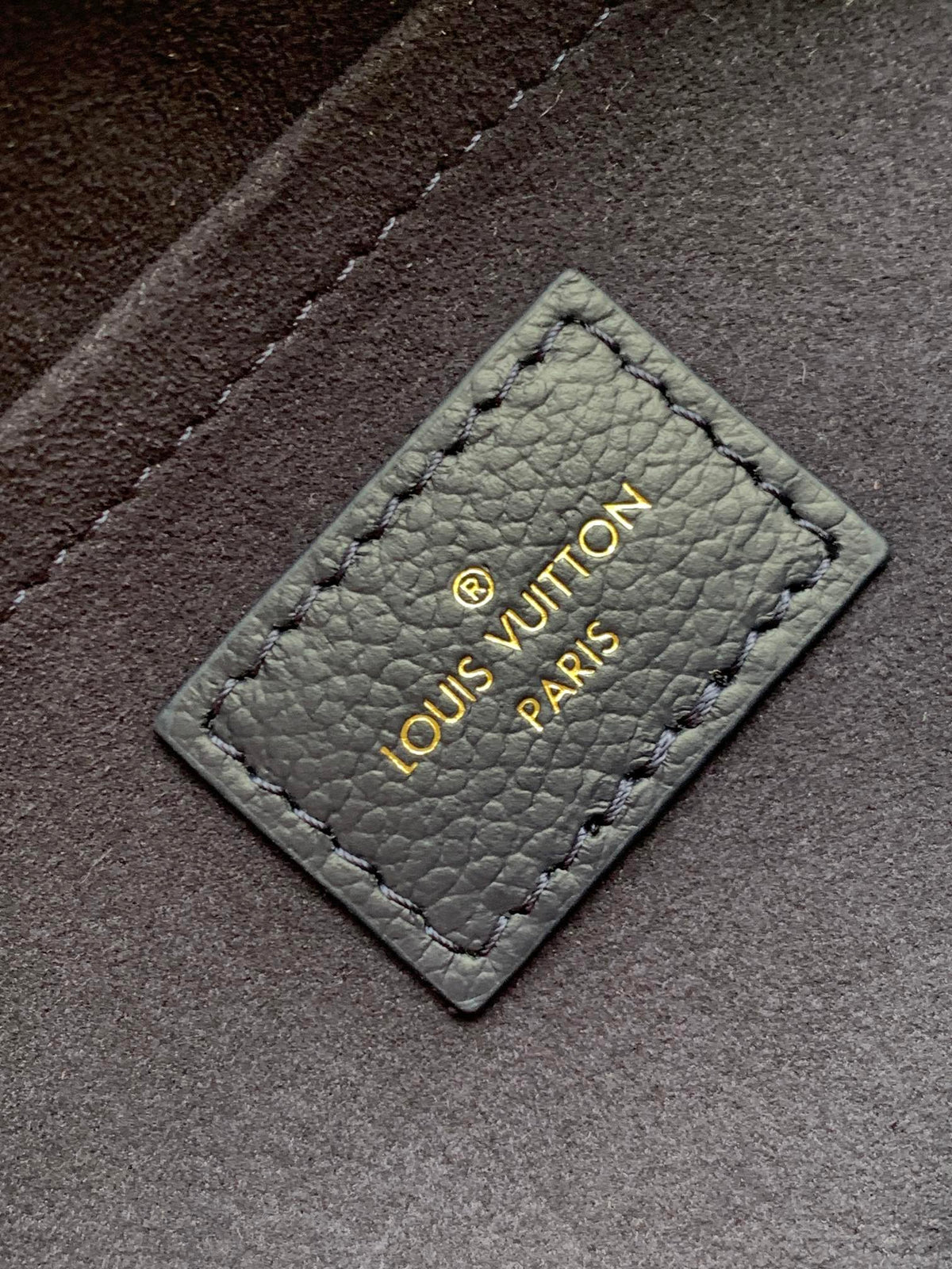 LV 25S ONTHEGO EAST WEST BAG 25 IN NAVY BLUE CALFSKIN MONOGRAM EMPREINTE