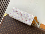 LV 25S ONTHEGO PM BAG 25 IN BEIGE DREAM EMBOSSED TEXTURED CALFSKIN