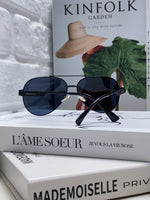PILOT SUNGLASS 581365 IN BLACK METAL